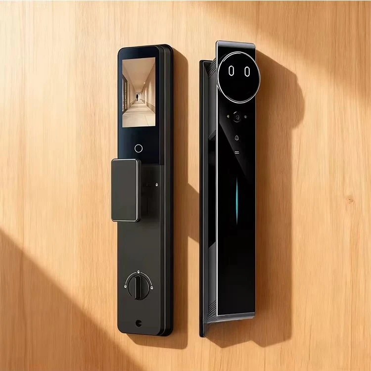 

Outstanding Quality Wood Door Electronic Smart Fingerprint Digital Full-Automatic Intelligent Facial Lock