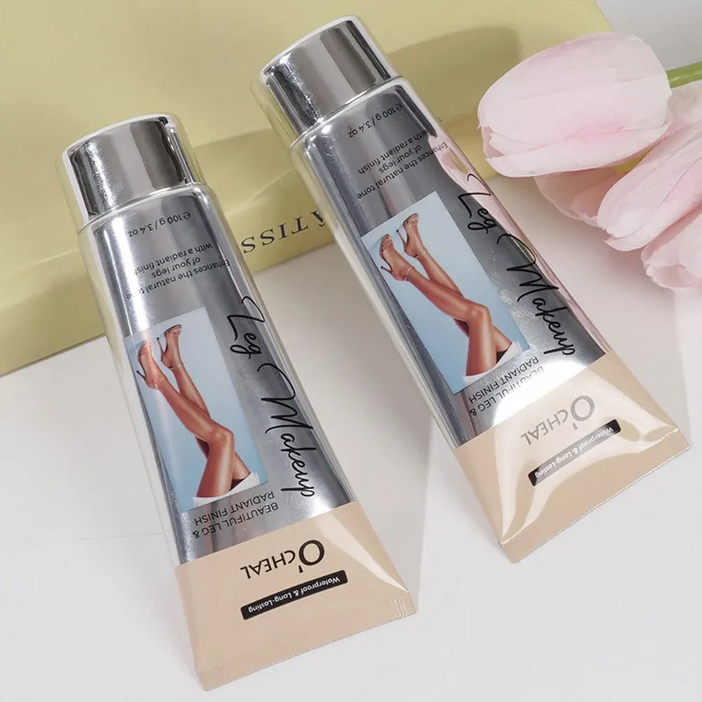 100g Leg Makeup Cream,No Transfer Tattoo Cover Up Scars Concealer,Long Lasting Body-Foundation For Women Girls