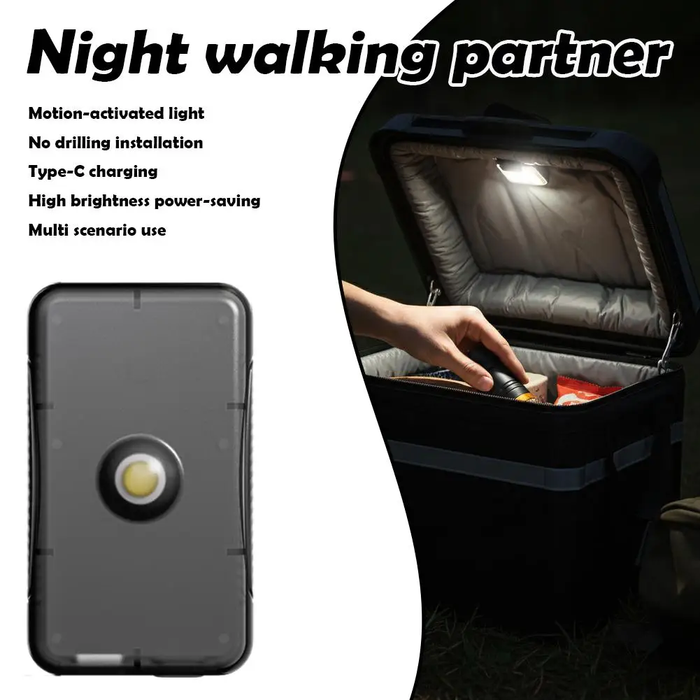 

Mini Car Led Light Usb Rechargeable Wall Reading Lamp Magnet Base Interior Ceiling Light Ambient Mood Lighting For Au C4p9