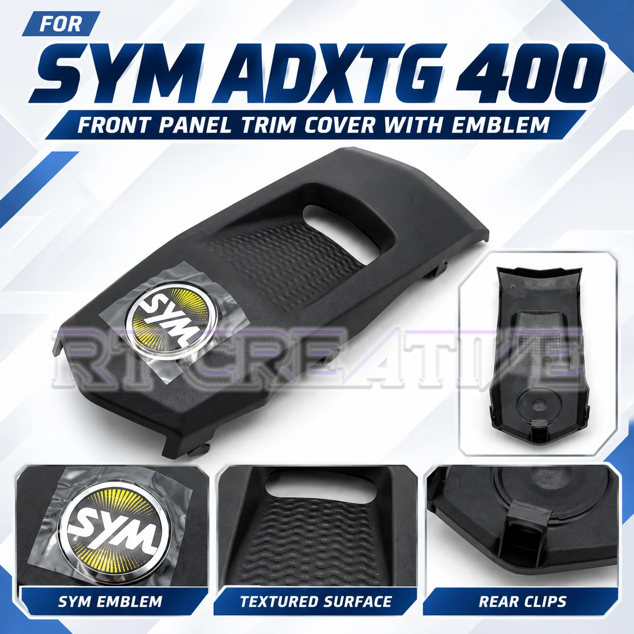 FOR SYM ADXTG400 Front Cover Emblem Panel Decorative Garnish Cover