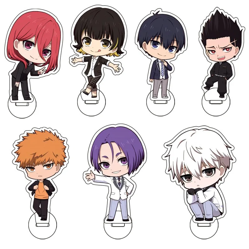 

BLUE LOCK Anime Action Figures Isagi Yoichi Bachira Meguru Cartoon Cute Toy Figure Desktop Decora Boy Kids Brithday Gift Display