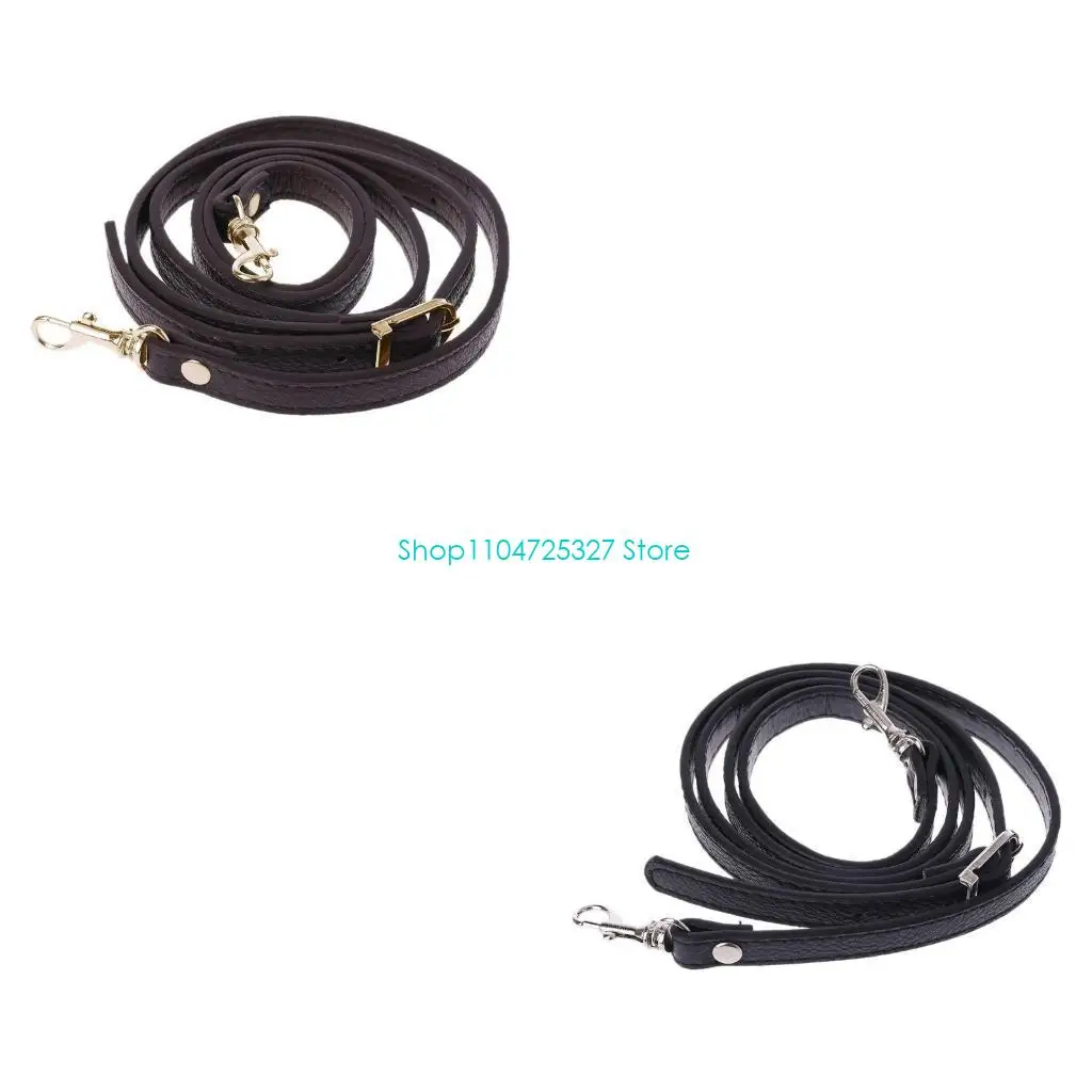 D8KF PU Leather Shoulder Strap Replacement Belt 110-120cm Handbag Replacement Strap Adjustable Bag Strap for Crossbody Bag
