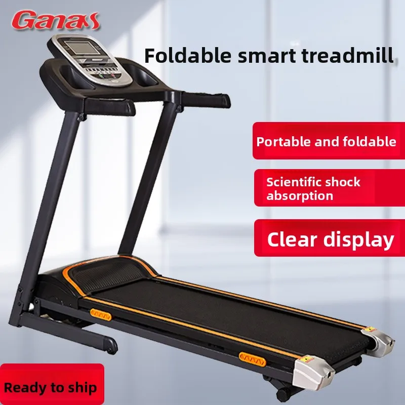 2026 New Ultra-Quiet 2.5HP Foldable Smart Electric Treadmill with Speed Adjustment and Shock-Absorbing Features for Home Use