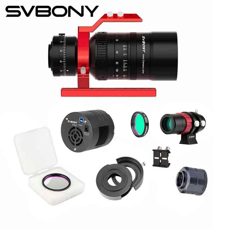 

Svbony SV555 Astrophotography Telescope APO 54mm f/4.5 Astrograph Camera Lens with CMOS Camera - New Upgrade - Perfect Focus