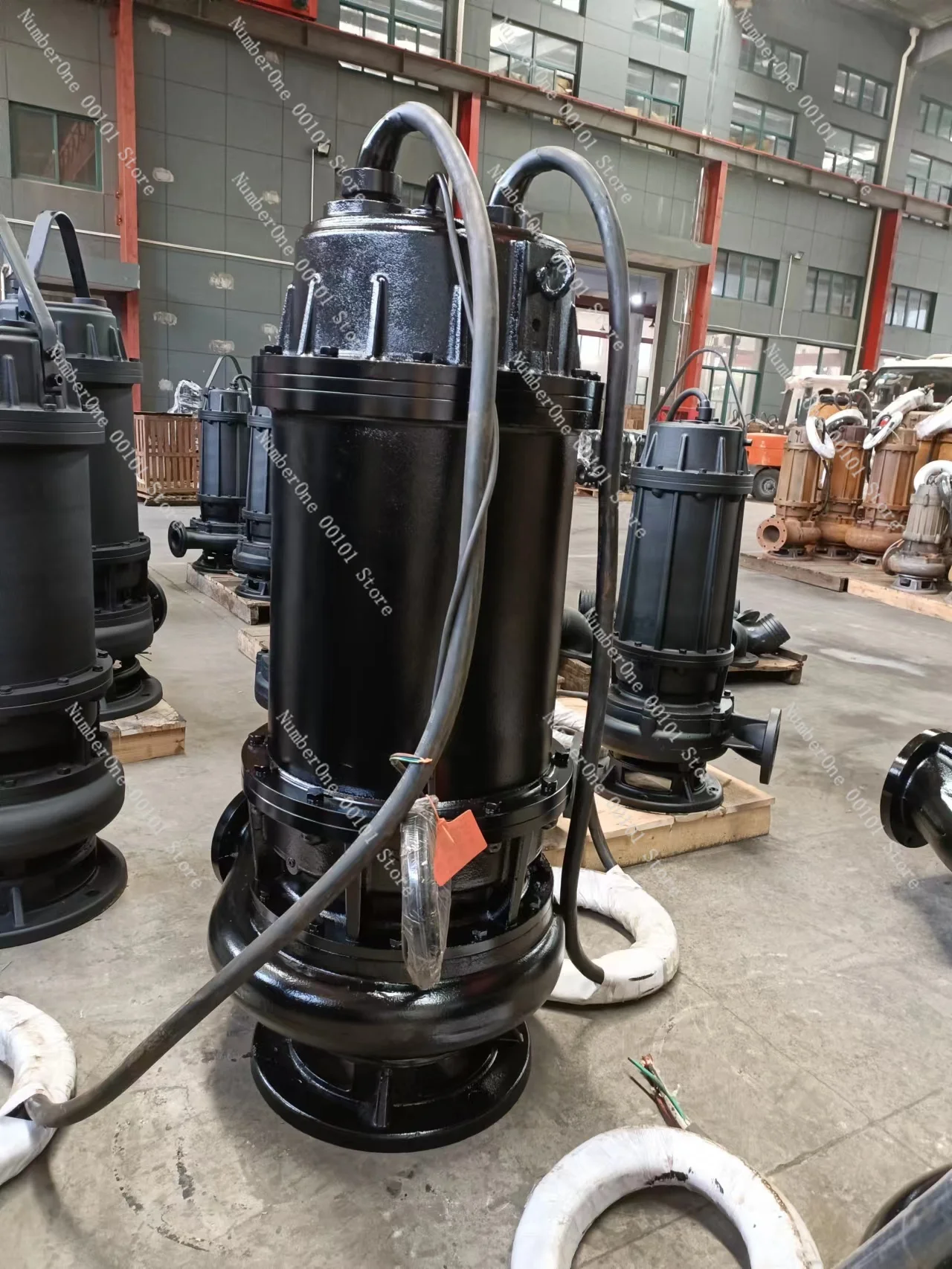 YUNYI non-clog submersible sewage pump 15hp industrial dewatering sludge pump with stainless steel casing impell