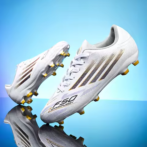 New Men Professional Football Boots Non-Slip TF/FG Boys Sneakers Match Soccer Shoes Ankle Comfortable Sports Shoes Unisex