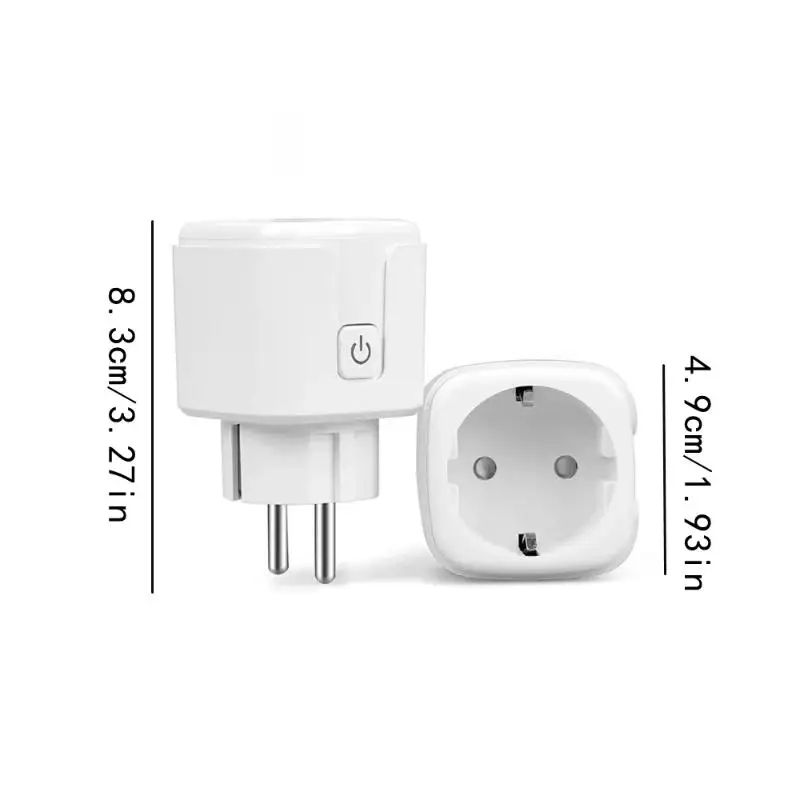 Smart Plug with Power Monitoring Capability EU16A/20A; Wifi Smart Socket, Google Assistant Alex Supported