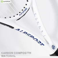 ALPSPORT Carbon Fiber Tennis Racket T800 18K-Professional Grade with Bag&Strap Lightweight Training Racquet for Adults Men&Women 4