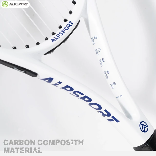 ALPSPORT Carbon Fiber Tennis Racket T800 18K-Professional Grade with Bag&Strap Lightweight Training Racquet for Adults Men&Women 4 ALPSPORT Carbon Fiber Tennis Racket T800 18K-Professional Grade with Bag&Strap Lightweight Training Racquet for Adults Men&Women 4