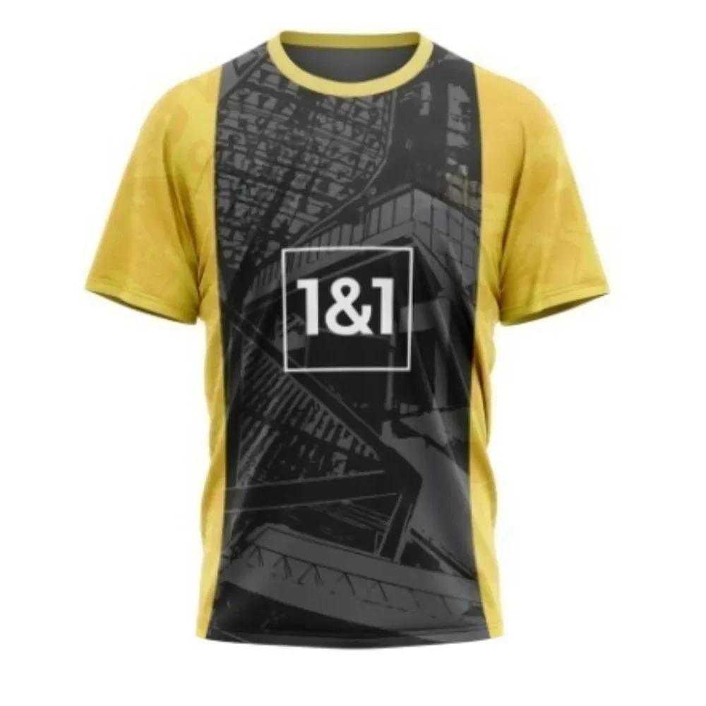 BORUSSIA DORTMUND EDITION Herren-T-Shirt für Kinder, Sport, gesund, modisch, atmungsaktiv, locker, geeignet für Sommerkomfort, Fußball
