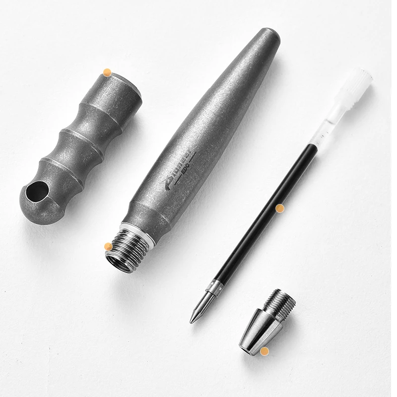 Titanium Alloy Portable EDC Tactical Pen, Mini auto-defesa Window Breaker, Caneta de acampamento ao ar livre