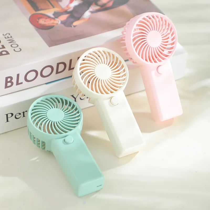 Mini Handheld Fan, Portable Battery-Powered Cooling Fan for Office, Travel, Camping & Outdoor Activities(Battery Not Included)