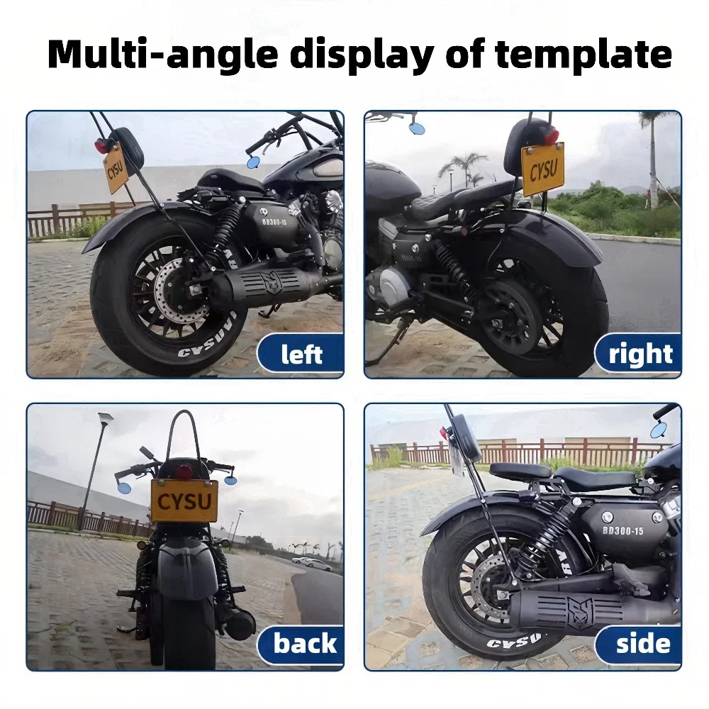 Untuk BENDA Chinchiiia 300 ROCK 300 Modifikasi Ekor Pendek, Aksesori Spatbor Belakang Diperpanjang, Ubin Lumpur Panjang Retro Bob