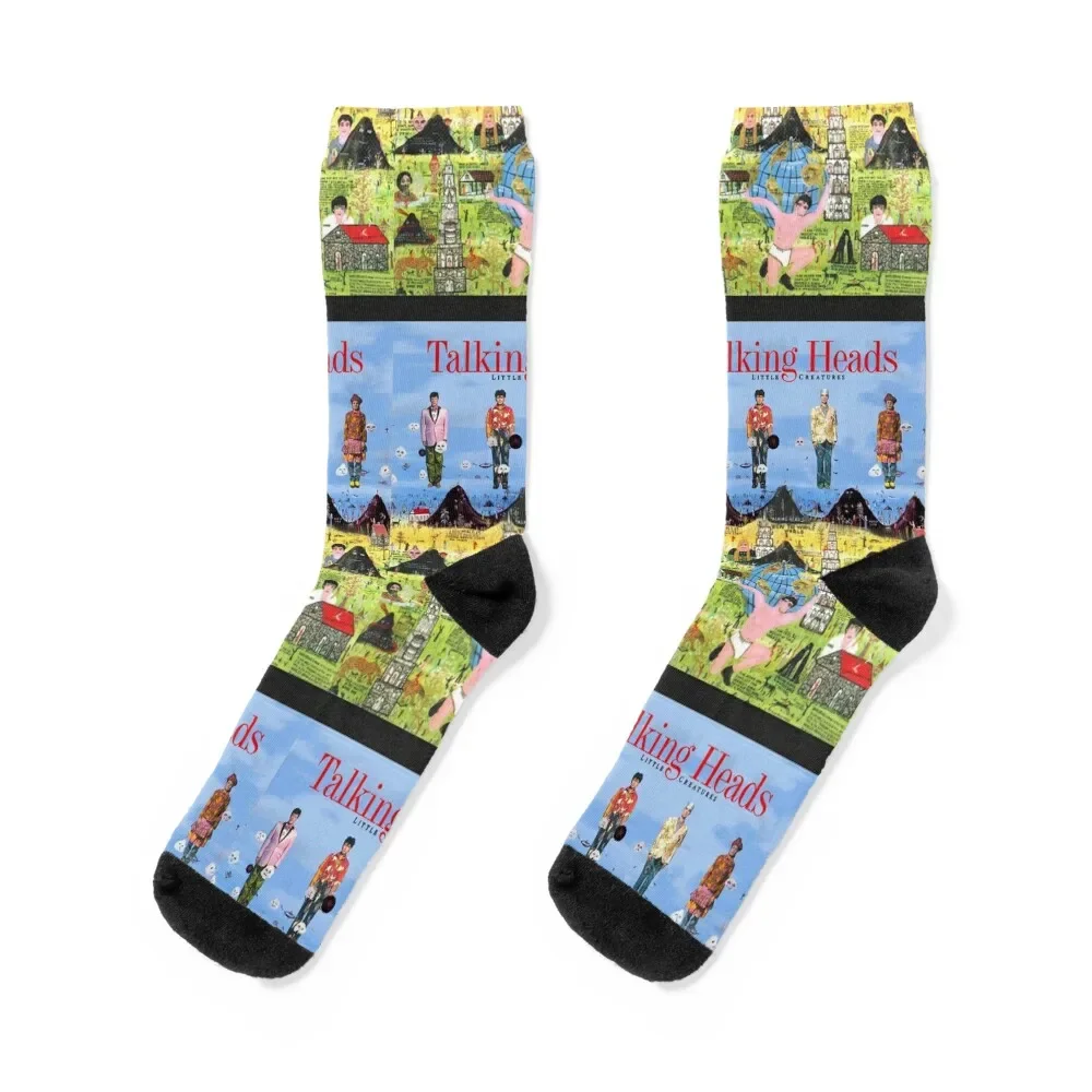 Tshirt Talking Heads Little Creatures 1985 Socks luxe funny gifts summer tennis Socks For Men Women's