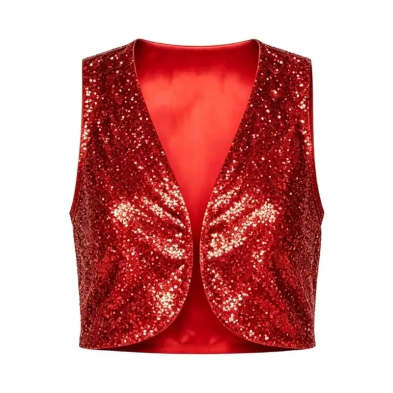 39BD Sequins Stage Top for Party Costume Recital and Festival Wear