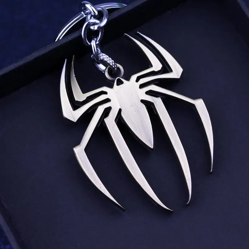 Cool Marvel Spiderman Anime Trinkets Keychain Backpack Accessories Keychain Y2k Charm Key Ring