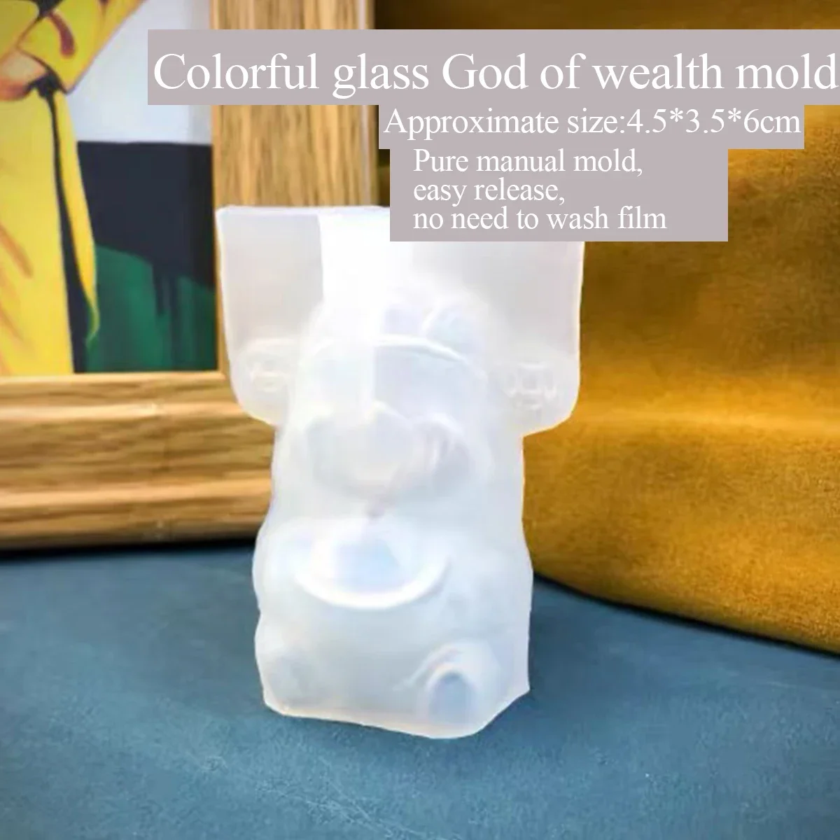 3D Three-Dimensional Silicone Mold, New God of Wealth, Aromatherapy Plaster, Handmade, exclusive, DIY