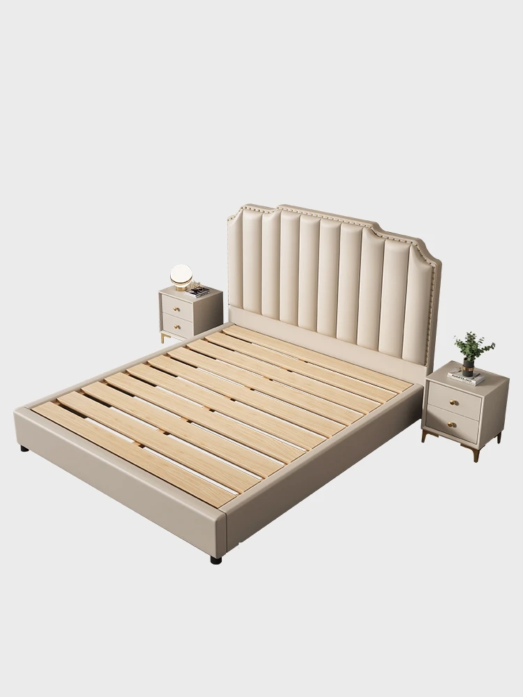 

Thickened master bed legs soft bag bed