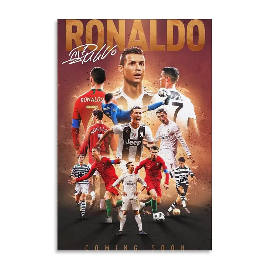 Ronaldo Art Flag 2 x 3 Ft Indelible Decorative Banner Hung In The Living Room Bedroom To Motivate Yourself