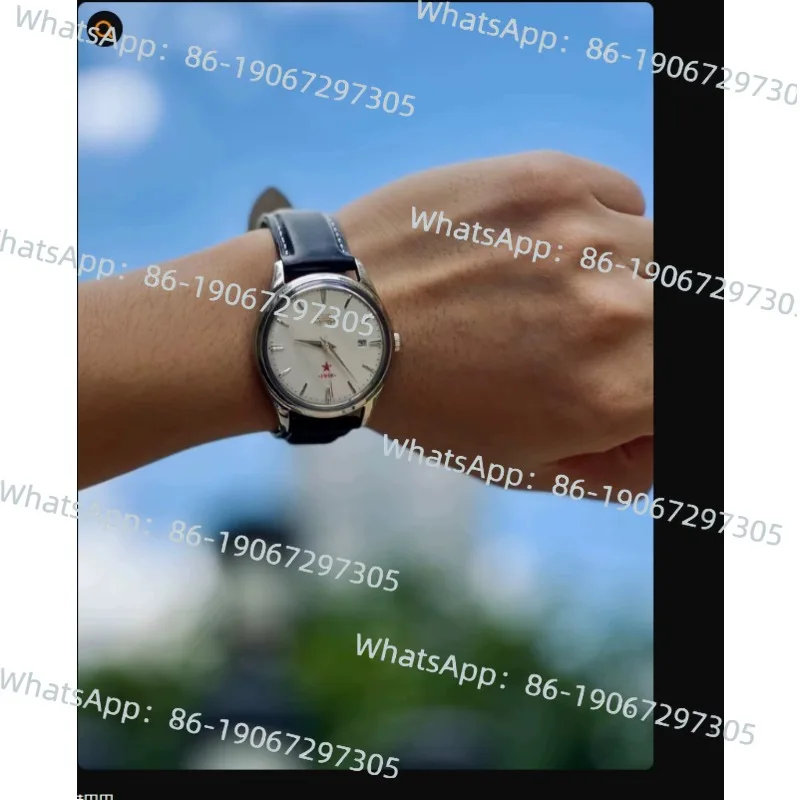 

Пекинские часы, автоматические механические мужские часы, памятные красные звезды, домашний новогодний подарок, официальный подлинный