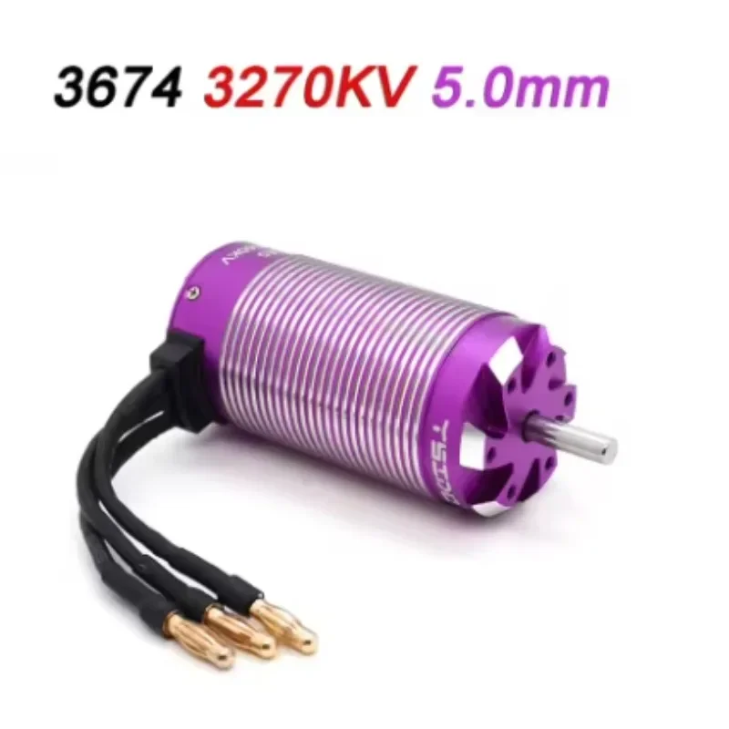 محرك بدون فرش بدون مستشعر 3674/3660/3650 4 أقطاب لسيارات 1:8 1:10 WLtoys HSP Tamiya Trxs GTR RC على الطرق الوعرة للسباق عربات التي تجرها الدواب #4