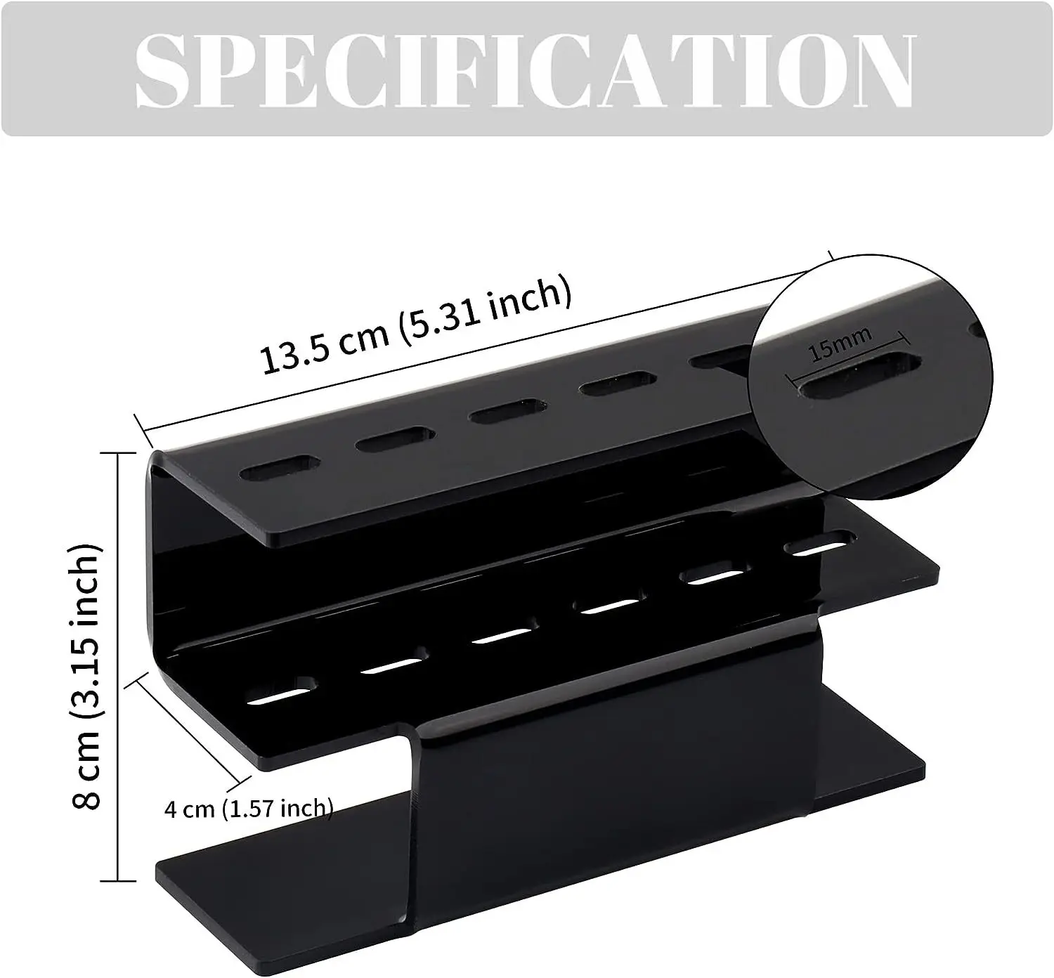 Eyelash Tweezers Storage Holder 6 Holes Rack Portable Tweezers Organizer Shelf Eyelash Extension Makeup Tool Acrylic Stand