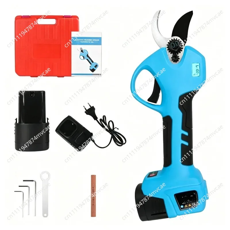 Cordless Electric Trimming Clips 2 Pack Backup Rechargeable 2Ah Lithium Battery 16.8V, 28mm 1.1-inch Horticultural Tools