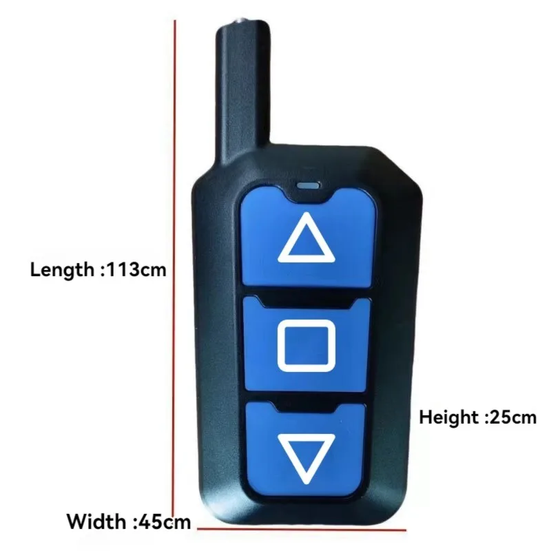 

AA60-Long-Distance Remote Control, Cloned 433Mhz, Oversized Button Version, 21 Cm Antenna, Suitable For Garage Doors