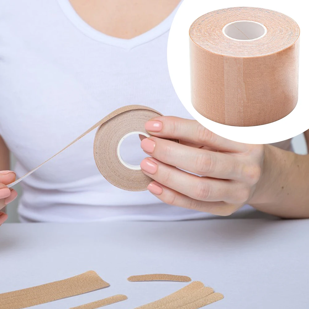 Boobtape Breast Tape Breast Support Lifting Adhesive Invisible Bra Portable Sticky Stable Breast Patch Body Tape for Halter Top