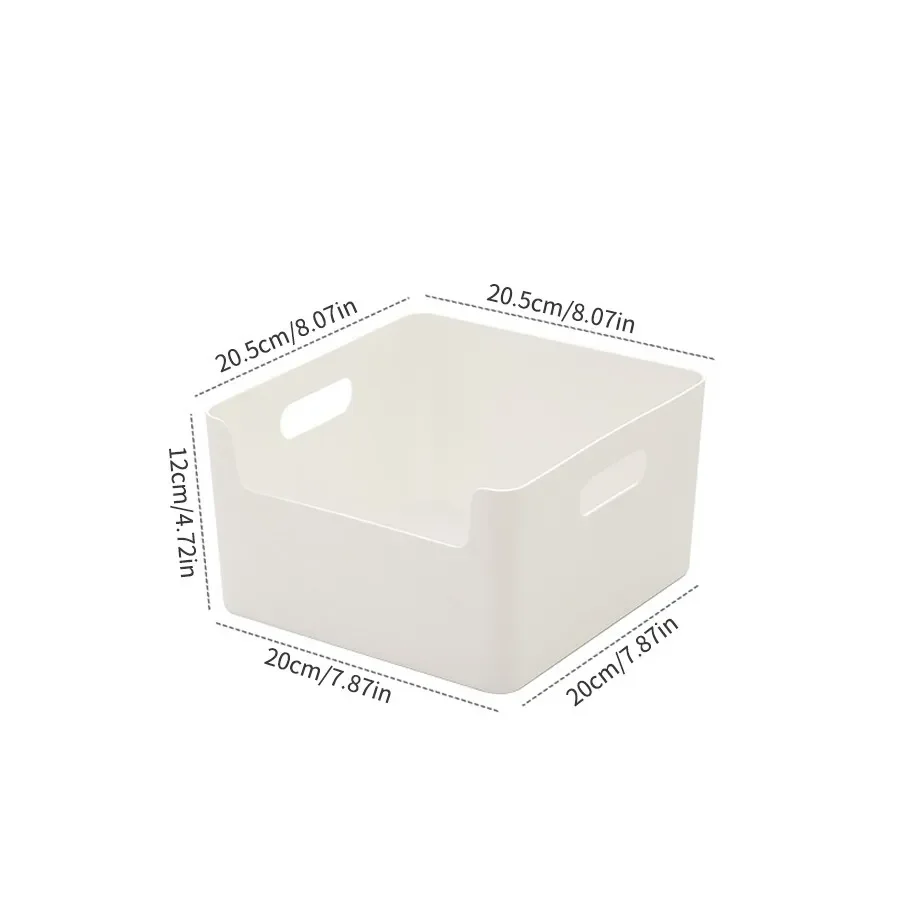 Opbergdoos voor fruit en groenten, voor gebruik in de keuken en in de koelkast, voor een overzichtelijke opslag, grote inhoud, plastic voedselcontainer met handvat.