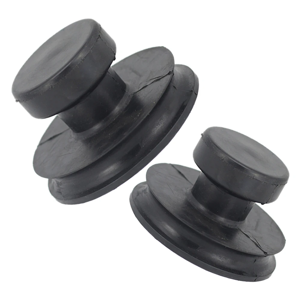

2 Pcs Suction Bowl Handle Rubber Lifter Bronze Chime Singing Accessories Lifting Mallet Decor for