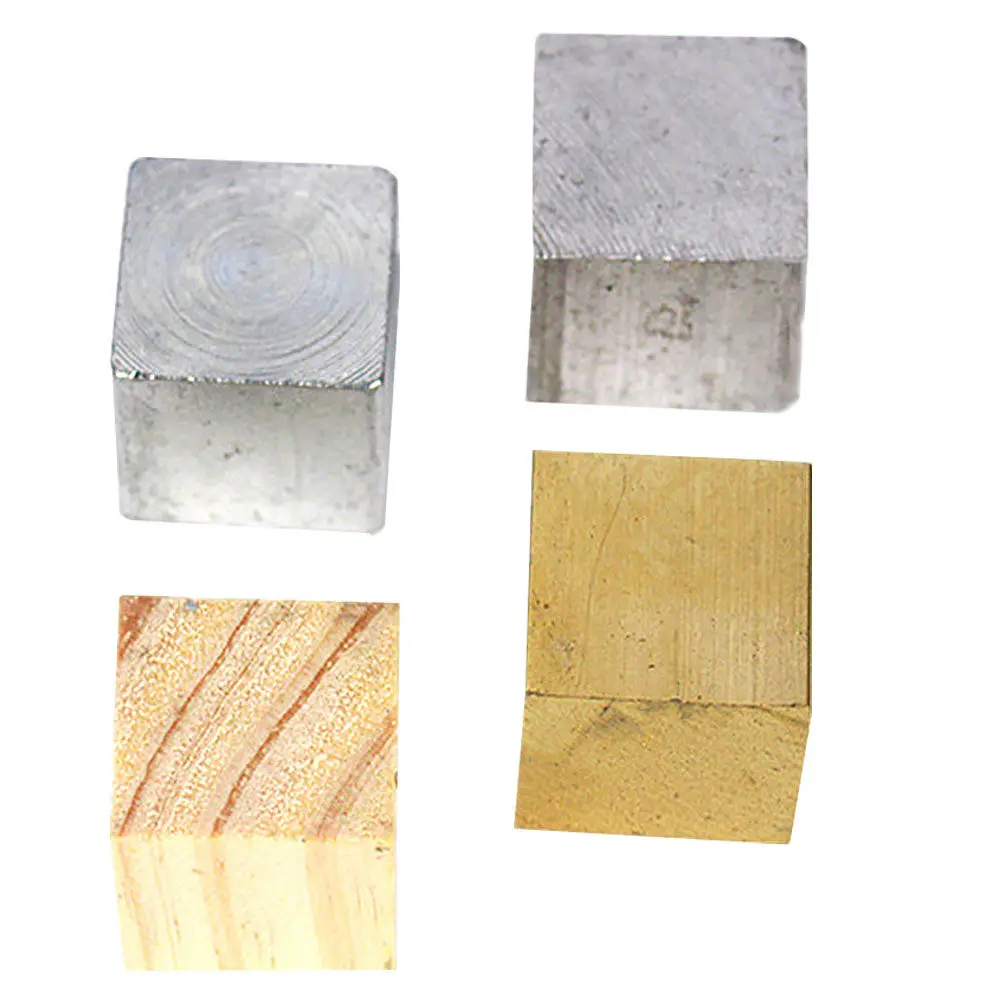 4Pcs Density Cylinder Alternative Density Cubes Set Iron Copper Aluminum Wooden Blocks Physics Teaching Instrument Physical