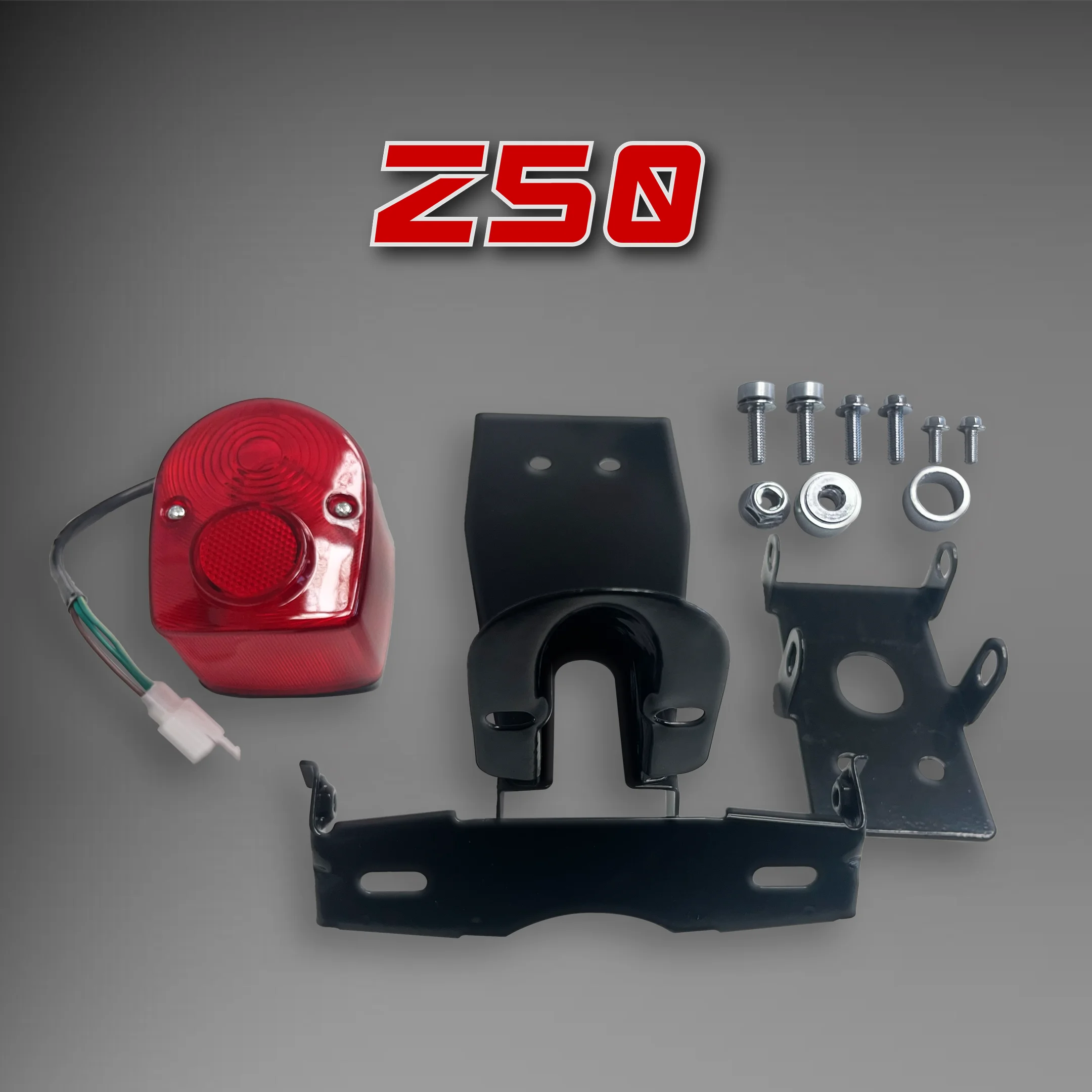 

Monkey Z50 Tail Light Bracket with Tail Light Motorcycles Brake Light Bracket for Z50 1967-1970
