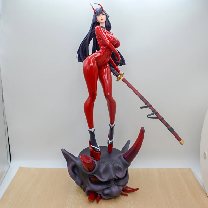 55 سنتيمتر GK Muramasa Senji مثير أنيمي فتاة الشكل Qianzi قرية تشنغ عمل الشكل هنتاي Alvina تشان أرقام الكبار نموذج دمية لعبة #3