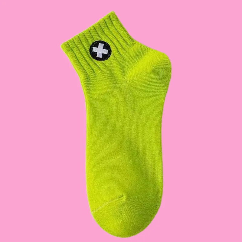 Chaussettes brodées fines pour hommes, absorbant la transpiration, chaussettes de sport dépistolet antes, chaussettes en coton anti-favorable, été, nouveau, 10/20, 2024 paires