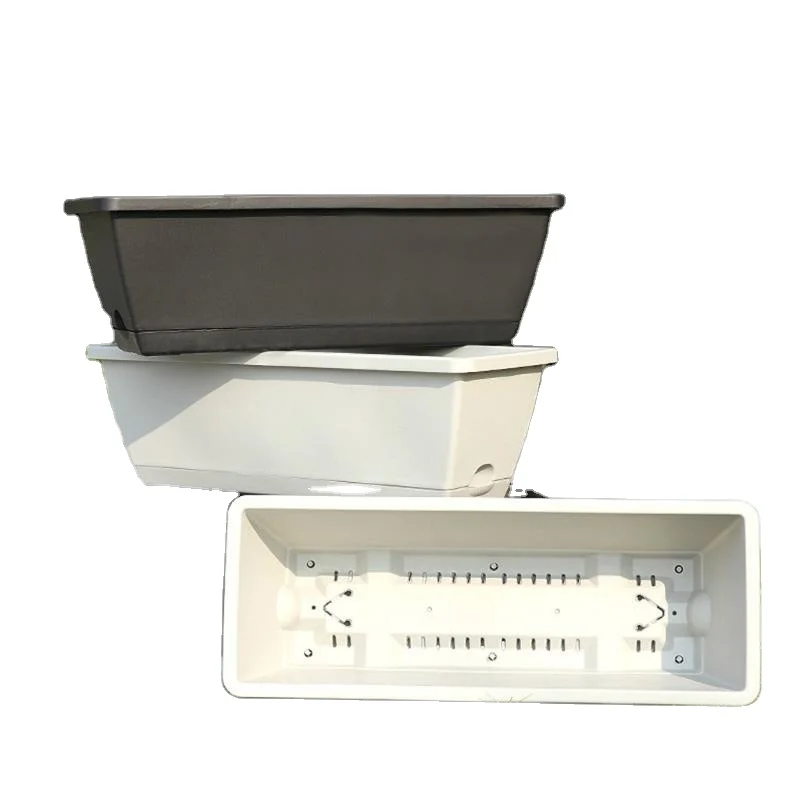 長方形の通気性のある苗トレイ、園芸用の種まきボックス、盆栽、保湿多肉植物鉢、簡単栽培