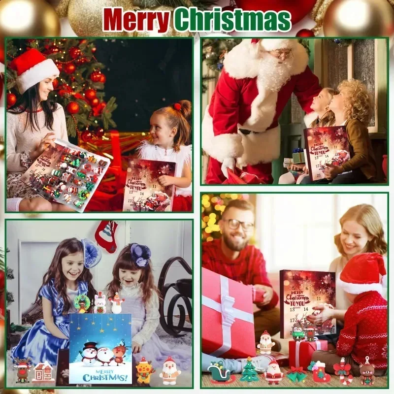 2025 스티치 어드벤트 캘린더 박스 릴로 스티치 블라인드 박스 24일 모델 애니메이션 피규어 카운트다운 캘린더 장식 크리스마스 선물