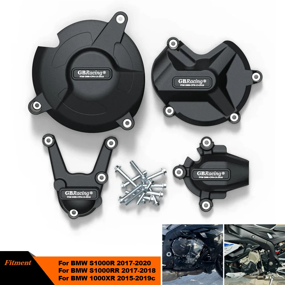 For BMW Motorrad S1000RR S1000R S1000XR 2017-2020 Engine Cover Protection Set Motorcycle Accessories