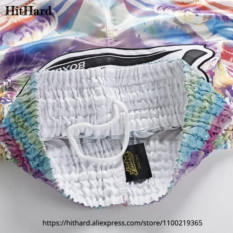 السراويل الملاكمة التايلاندية الرجال النساء قسط السراويل للملاكمة التايلاندية الساتان MMA القتال التدريب السراويل تنفس الملاكمة ثي كيك بوكسينغ السراويل #6