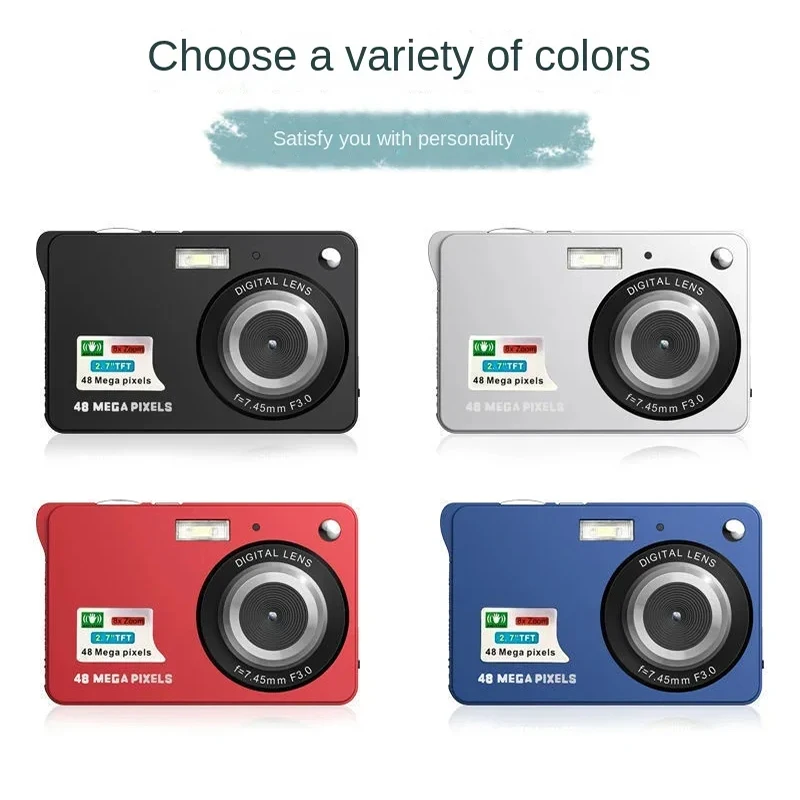 Cámara Digital HD con pantalla LCD para niños, videocámara de fotografía instantánea antivibración para exteriores, recargable