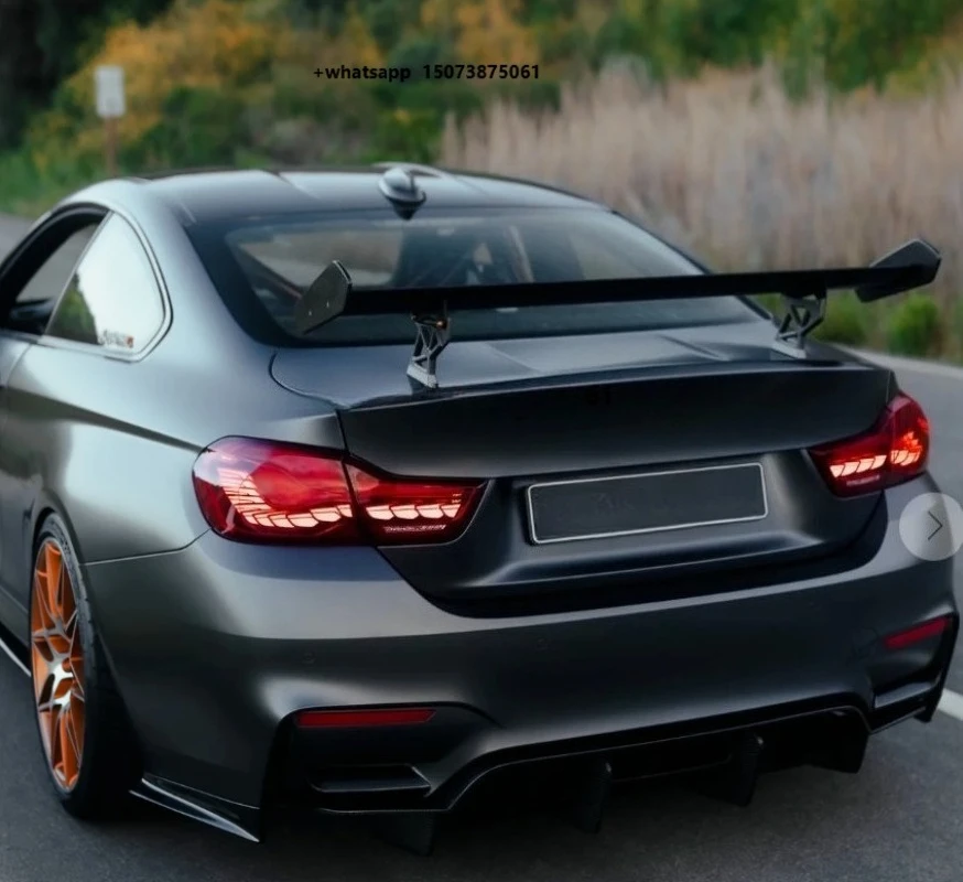 

New GTS Style Carbon Fiber Wing for F8X M2/M3/M4 2014-2020 Stylish Car Bumper Bolt-On Accessory
