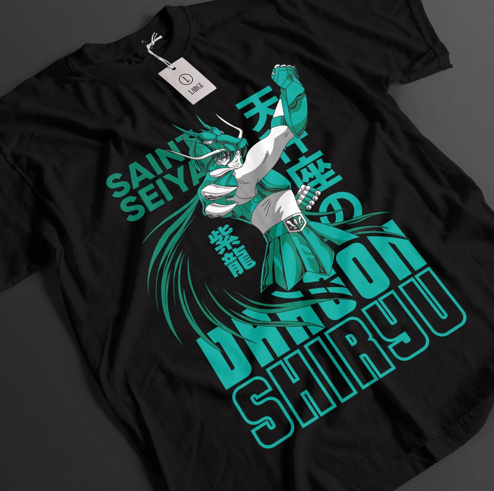 Saint Seiya Shirt Shiryu Tshirt Hyoga T-Shirt Shun Top Ikku Anime Graphic Tee