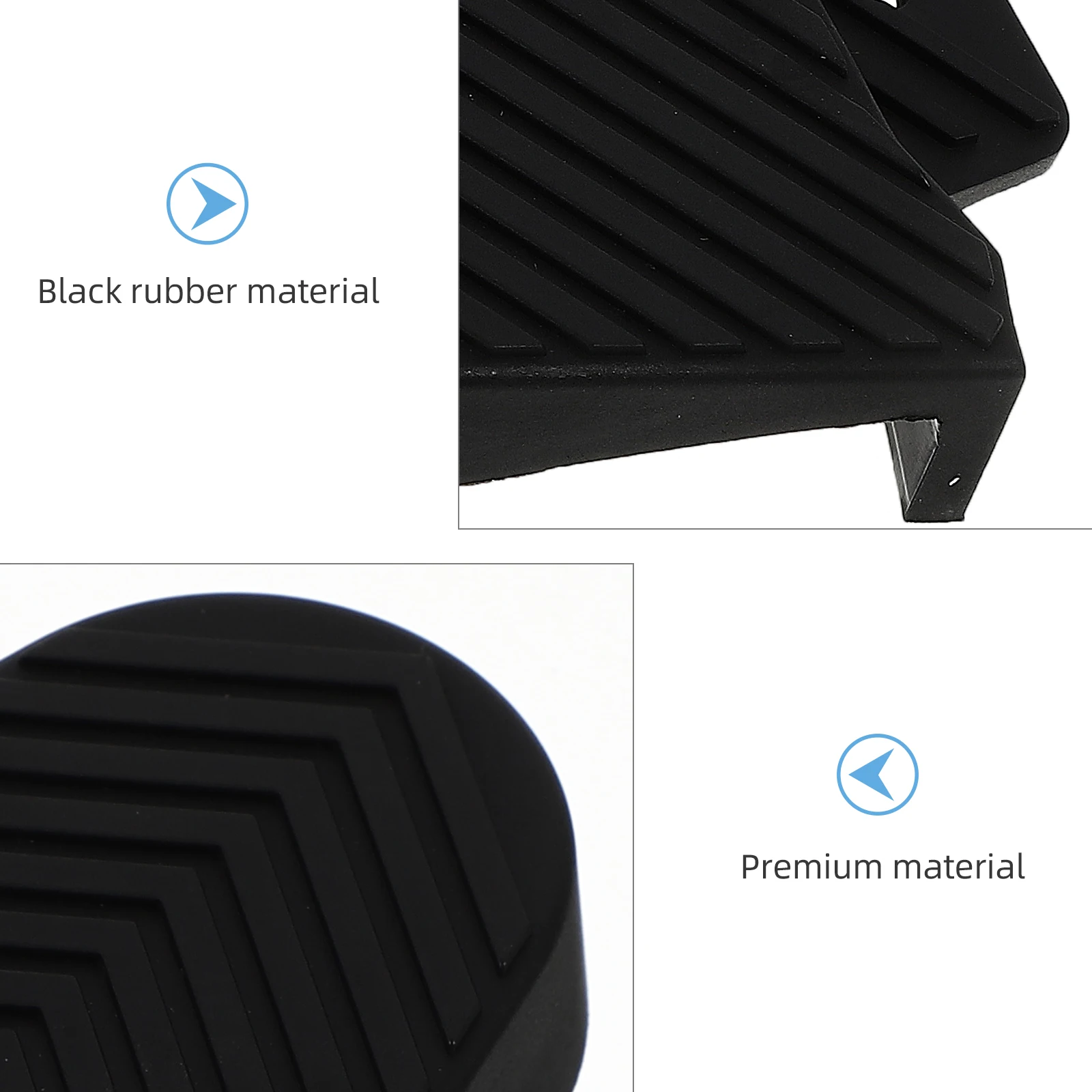 

1 Pair Road Shoe Cleat Protective Cover Anti-Slip Rubber Bike Pedal Cleat Cover For Cycling Accessories Bicycles