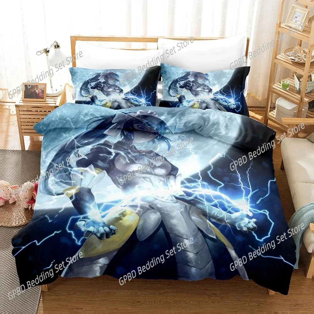 3D Print Game The OVERLORD Comfortable Duvet Quilt Cover Pillowcase Bedding Set Children Bedroom Decoration Home Textile