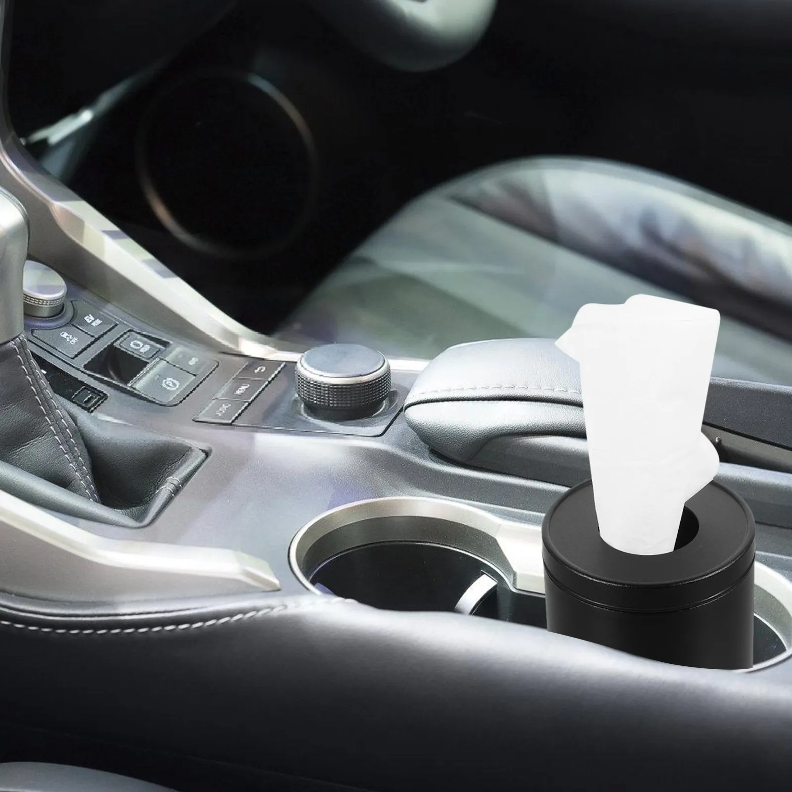 

Круглый прочный держатель для салфеток из алюминиевого сплава для автомобиля, устойчивый к разрывам, портативный органайзер, круглые картонные тубусы