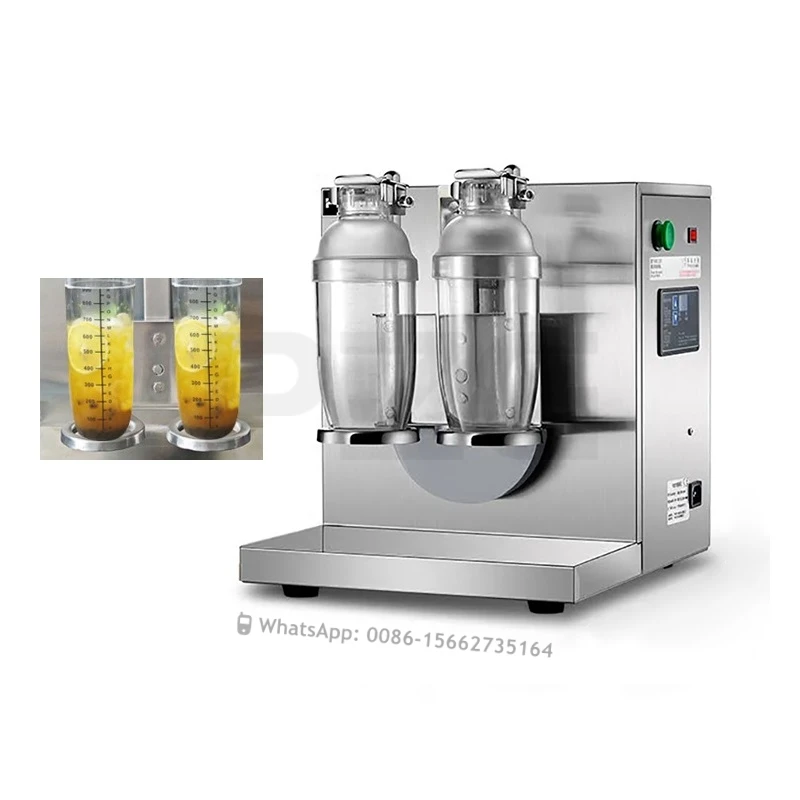 2 Cups For Free 110V/220V Automatic Boba Bubble Tea Shaker Double Cups Shaker Machine Milk Shaking Machine With Timer