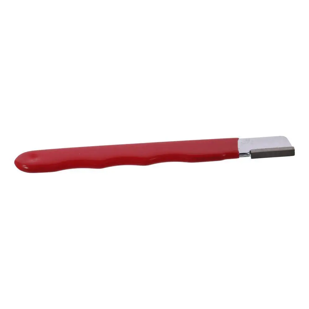 Pocket Blades Garden Tool Sharpener Non-slip Red 5.03*0.59 Inch Sharpening Tool Carbide Blades Sharpener Keeping Acute