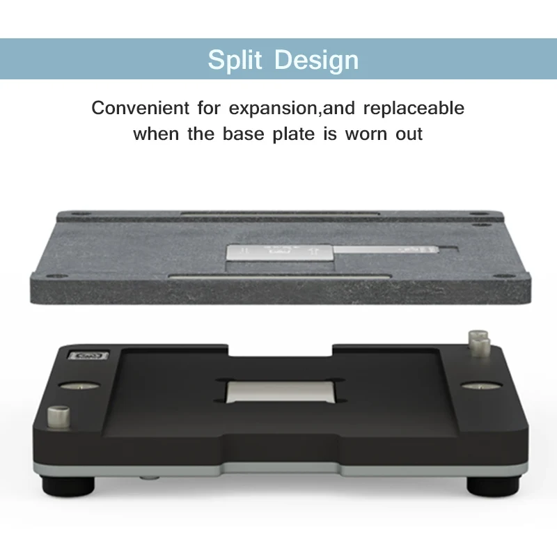 Amaoe PD-A Universal BGA Reballing Stencil Magnetic Base Auxiliary Platform for Glue Removal and Tin Planting Phone Repair Tools