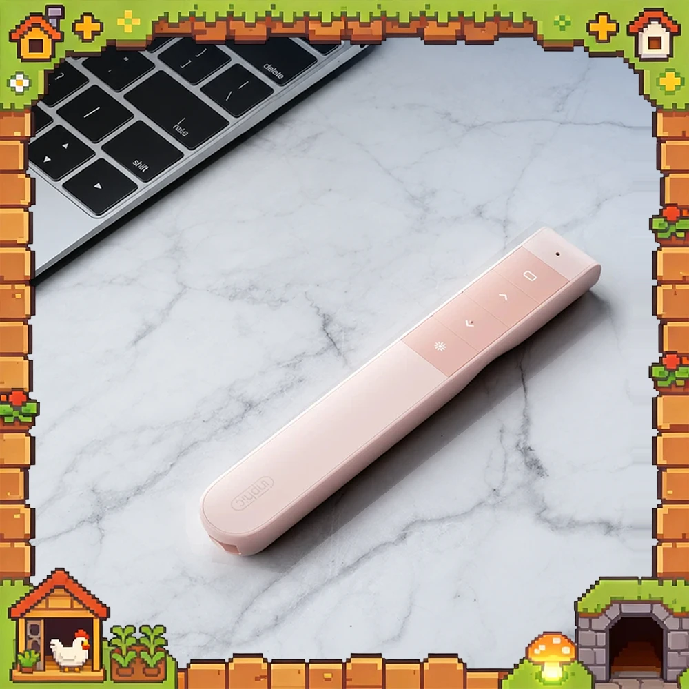 Inphic PL1 Wireless Presenter Rechargeable USB-C Laser Pointer 100m Remote PPT Slide Clicker for Teaching Presentations