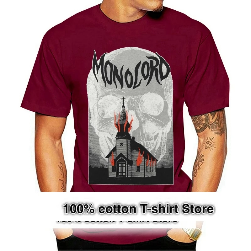 

Men Funny T Shirt Women Cool Tshirt Monolord Burning Church T Shirt